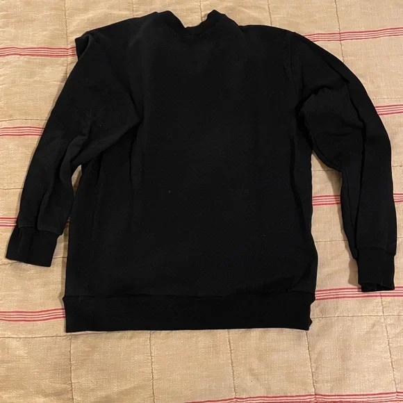 Correll Correll black sweatshirt with geometric shapes, made in USA, size small - Picture 6 of 6